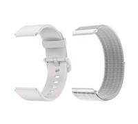 Blackview R30/R30Pro/R3/R50/R8/R3 Pro Bracelet de rechange pour montre intelligente (silicone + tressage), gris, 20 mm