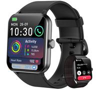 Montre connectée Blackview W10E Montre Connectée Bluetooth Homme Femme,10m étanche,Surveillance du sommeil pour Android iOS - Noir
