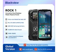 Blackview Rock 1 téléphone portable extérieur Android 16, smartphone extérieur 24 Go + 256 Go/2 To, 15 000 mAh, 6,56 pouces HD +, étanche IP68 Black