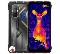 Blackview Rock 3 | Smartphone d'extérieur 4G | 6,78" FHD+ 120 Hz | 32 Go de RAM + 256 Go (extensible à 2 To) | 50 MP + 108 MP + caméra thermique | 10 000 mAh | Android 16 | IP68/IP69K | Orange