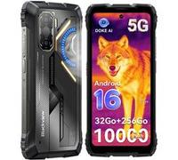 Blackview Smartphone incassable ROCK 3 – 6,78", 32+256Go, 10000mAh, Caméra thermique 108+50MP – Noir