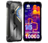 Blackview Rock 3 Téléphone Portable Incassable Android 16, 108MP+50MP Téléphone Incassable, 36GB+256GB/2TB TF, 10000mAh, Gemini AI, 6.78" FHD+ 120Hz Écran, Étanche IP69K, NFC/GPS/OTG/2 Ans Garantie
