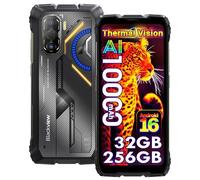 Blackview Rock 3 Téléphone Portable Incassable Android 16, Caméra Thermique, 32Go+256Go/2To AI Téléphone Incassable, 6,78" FHD+, 108MP+50MP, 400lm Lampe poche/10000mAh 15W sans fil/IP68/NFC/OTG/Noir