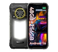 Blackview ROCK 5 AI Téléphone Portable Incassable 48Go+256Go 20000mAh NFC 108MP