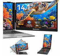 Blackview SCM5 Moniteur Portable 14,1", Ultra Fine FHD 1920P Certifié TÜV Écran Portable pour Ordinateur, 13,3"-17,3", Plug & Play Compatible avec Mac, Windows, Chrome, Android