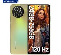 Blackview Shark 8 - 4G smartphone - double SIM - RAM 8 Go / Mémoire interne 128 Go - microSD slot - Écran LCD - 6.78" - 2460 x 1080 pixels (120 Hz) - 2x caméras arrière 64 MP - front camera 13 MP - or