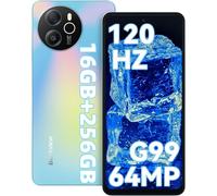 Blackview Shark 8 Smartphone Téléphone portable sans contrat 16GB+256GB 120Hz 2.4K 6.78" FHD+, Helio G99 Android 13 Téléphone portable sans contrat, 64MP+13MP caméra, 5000mAh