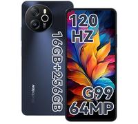 Blackview Shark 8 Telephone Portable 256Go, 6.78" FHD+ Écran, 5000mAh Batterie Android Smartphone, 64MP+13MP AI Caméras, Smartphone Débloqué NFC/Double SIM/GPS/Face ID/Fingerprint 2 Ans Garantie 2025