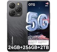 Blackview Shark 9 Téléphone Portable,Smartphone 5G Débloqué, Ecran 6.67'' 90Hz, 24Go+256Go/2To Mémoire, Batterie 5000mAh/18W Telephone Octa Core 2.7GHz/50MP+8MP/GPS/Fingerprint/OTG/NFC