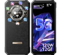 Blackview Smartphone BL9000 5G - Double SIM - Écran 6,78'' - 12 Go RAM, 512 Go - Noir
