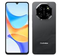 Blackview Smartphone Shark 6 5G avec IA, 24GO+128GO, Écran 6.88" HD+ 120Hz, 3 Assistants IA Intégrés, Caméra 16MP+8MP, Batterie 5000mAh, Double SIM 5G, Android 15 Téléphone Débloqué, GPS NFC, Noir