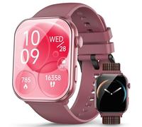 Blackview smartwatch Femmes Hommes, écran AMOLED Toujours allumé, Montre Fitness avec Fonction téléphone, Passer/recevoir des appels, 100+Modes Sport, fréquence Cardiaque, Moniteur de Sommeil
