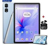Blackview Tab 16 Pro Tablette Tactile 10.95" 16Go+256Go-SD 1To 7700mAh 13MP+8MP Android 14 Dual SIM-PC Mode Bleu Avec Airbuds8 Noir