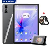 Blackview Tab 16 Pro Tablette Tactile 10.95"" 24Go+256Go-SD 1To 7700mAh 13MP+8MP Android 14 Dual SIM PC Mode Gris Avec R30 Pro Noir