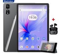 Blackview Tab 16 Pro Tablette Tactile 10.95"" 24Go+256Go-SD 1To 7700mAh 13MP+8MP Android 14 Dual SIM PC Mode Gris Avec Airbuds 8