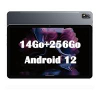 Blackview Tab 16 Tablette Tactile 11 pouces FHD+ 14Go+256Go-SD 1To 13MP+8MP 7680mAh Android 12 Dual SIM,Certifié TÜV,Face ID - Gris