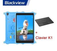 BLACKVIEW Tab 50 Kids Tablette Enfant 8"" HD 6Go+64Go-SD 1To 5580mAh Android 13 Wifi Contrôle Parental Bleu Avec Clavier K1