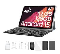 Blackview Tab 60 Pro 10" Tablet, Dual 4G SIM, Android 15, 12GB(4+8) RAM + 128GB ROM, Unisoc T606 Octa-core, incl. Stift/Hülle/Maus/Tastatur/Headset