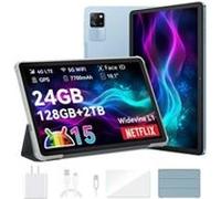 Blackview Tab 60 Pro Tablette Tactile 10.1" HD+ IPS Android 14,24Go+128Go/SD 1 To,5100mAh(10W) Wifi 5, Mode PC Dual SIM - Bleu Bleu G