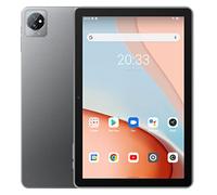 Blackview Tab 7 Tablette Android 12, 10,1 Pouces avec écran HD+ IPS, Quad-Core 5Go+64Go (1To Carte SD Externe), Batterie 6580mAh, Caméra 5MP+2MP, WiFi Bluetooth Type-C, Double Box Haut-parleurs Gris
