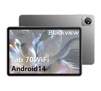 Blackview Tab 70 Wifi, 10.1 pouces, tablette Android 14, 12(4+8) Go RAM + 64 Go ROM/1 TB, batterie 6580 mAh, WiFi 6, appareil photo 5MP+2MP, support Widevine L1