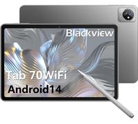 Blackview Tab 70 Wifi incl. Tablet-Stift, 10.1 Zoll, Android 14 Tablet, 8(4+4) GB RAM + 64 GB ROM/1 TB, 6580 mAh Akku, WiFi 6, 5MP+2MP Kamera