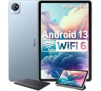 Blackview Tab 70 WiFi Tablette Tactile 10.1 pouces Android 14 2.4G+5G WiFi6, RAM 12 Go ROM 64 Go-SD 1 To 6580mAh Bleu Avec Clavier