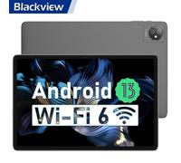 Blackview Tab 70 WiFi Tablette Tactile 10.1 pouces HD+ IPS Android 13 2.4G+5G WiFi 6, RAM 8 Go ROM 64 Go/SD 1 To 6580mAh - Gris