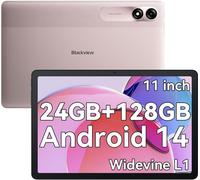 Blackview Tab 90 24 GB/128 GB Android 14 4G-Tablettes, seulement tablette, Rosa