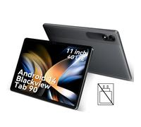 Blackview Tab 90 Tablette 11 pouces, 24 Go RAM + 128 Go ROM, Android 14, 4G LTE & 5G WiFi - Noir