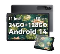 Blackview Tab 90 Tablette Tactile 10.92" 1080P FHD Android 14 RAM 24Go ROM 128Go/SD 1To 8200mAh(10W) Mode PC WPS Dual SIM - Gris