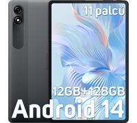 Blackview Tab 90 WiFi 11'' Tablette Android 14 (2024), 12Go+128Go (extensible), écran HD-IPS, appareil photo 13 MP, 8200 mAh, 10 W, Face Unlock, gris