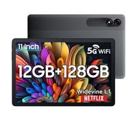 Blackview Tab 90 WIFI 12GB 128GB 8200mAh Tablette 10.92 pouces Écran HD+ T606 Octa Core, Batterie WIFI Tablettes PC Android 15 only tablet gris