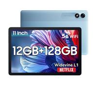 Blackview Tab 90 WIFI 12GB 128GB 8200mAh Tablette 10.92 pouces Écran HD+ T606 Octa Core, Batterie WIFI Tablettes PC Android 15 only tablet bleu