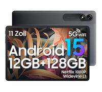 Blackview Tab 90 WiFi Tablette Tactile 10.9"" HD+ IPS Android 14 2.4G+5G WiFi, RAM 12 Go ROM 128 Go-SD 2 To 8MP+13MP 8200mAh - Gris