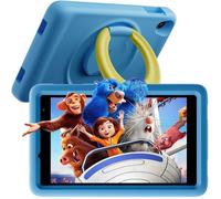Blackview Tab A5 Kids Tablette Tactile 8"" Android 14 Tablette PC 6Go + 64Go/SD 1To 5100mAh Double SIM 4G WIFI Bluetooth GPS -Bleu