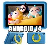 Tab A5 Kids Tablette Tactile pour Enfants Android 14 8 HD+, 9 + 64Go /SD 1TB 5100mAh Educative,Contrôle Parental - Bleu