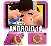 Blackview Tab A5 Kids Tablette Tactile pour Enfants Android 14 8"" HD+, 9 + 64Go /SD 1TB 5100mAh Éducative,Contrôle Parental - Rose