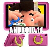 Tab A5 Kids Tablette Tactile pour Enfants Android 14 8 HD+, 9 + 64Go /SD 1TB 5100mAh Educative,Contrôle Parental - Rose