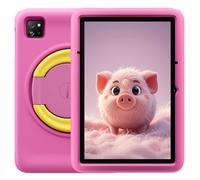 Blackview Tab A6 Kids, 12Go+128Go (1To Externe), Tablette Android 14 pour Enfants, Contrôle Parental, 10,1" HD+ IPS, Batterie 5100mAh, Caméra 5MP+8MP, WiFi 6 Bluetooth, Haut-parleurs Dual Box Rose