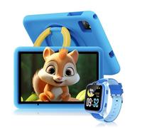 Blackview Tab A6 Kids Tablette pour Enfants Android 14 10.1"" HD+, 12Go + 128Go /SD 1TB 5100mAh Bleu Avec Montre Enfant Z10 Bleu