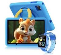 Blackview Tab A6 Kids Tablette pour Enfants Android 14 10.1 HD+, 12Go + 128Go /SD 1TB 5100mAh Bleu Avec Montre Enfant Z10 Bleu Bleu