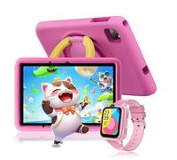 Blackview Tab A6 Kids Tablette pour Enfants Android 14 10.1 HD+, 12Go + 128Go /SD 1TB 5100mAh Rose Avec Montre Enfant Z10 Rose Rose