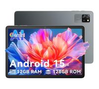 Blackview Tab60 Tablette WiFi 10", Android 15, 12 Go de RAM + 128 Go de Stockage | Écran HD 1280 × 800 | Octa-Core | 2 to Extensible | WiFi 6 | 5100 mAh | Widevine L1 | Face ID | GPS