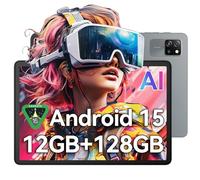 Blackview Tab60 WiFi Tablette Android 15, 12Go+128Go(2To TF) Octa Core Tablette Taclite WiFi 6, 10 Pouces Batterie 5100mAh 8MP+5MP Widevine L1 avec GMS, BT5.2