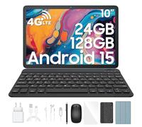 Blackview Tab60 WiFi Tablette Android 15, 12Go+128Go(2To TF) Octa Core Tablette Taclite WiFi 6, 10 Pouces Batterie 5100mAh 8MP+5MP Widevine L1 avec GMS, BT5.2