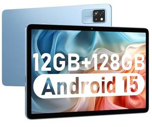 Blackview Tab60 WiFi Tablette Android 15, 12Go+128Go(2To TF) Octa Core Tablette Taclite WiFi 6, 10 Pouces Batterie 5100mAh 8MP+5MP Widevine L1 avec GMS, BT5.2