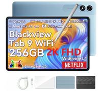 Blackview Tab9WiFi FHD+ écran 11", incl. Stift, Hülle, Tastatur, Android 14, 18Go+256Go(2TB), Octa-Core T606, 13MP+5MP, 8200mAh, AI-Kamera