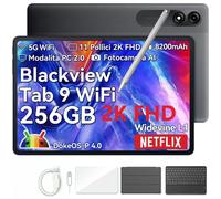 Blackview Tab9WiFi FHD+ écran 11", incl. Stift, Hülle, Tastatur, Android 14, 18Go+256Go(2TB), Octa-Core T606, 13MP+5MP, 8200mAh, AI-Kamera