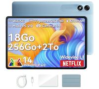 Blackview Tab9WiFi Tablette 11 Pouces 2K FHD+, 18Go + 256Go (TF 2To), Octa Core Tablette Gaming, Android 14, Gemini AI, Tablette Tactile avec Widevine L1, 8200mAh, GMS, Bluetooth 5.0, Face ID